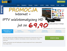 Tablet Screenshot of goldnet.net.pl